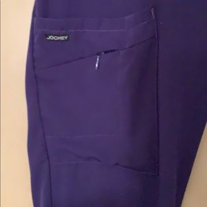 Purple Jockey scrub pants